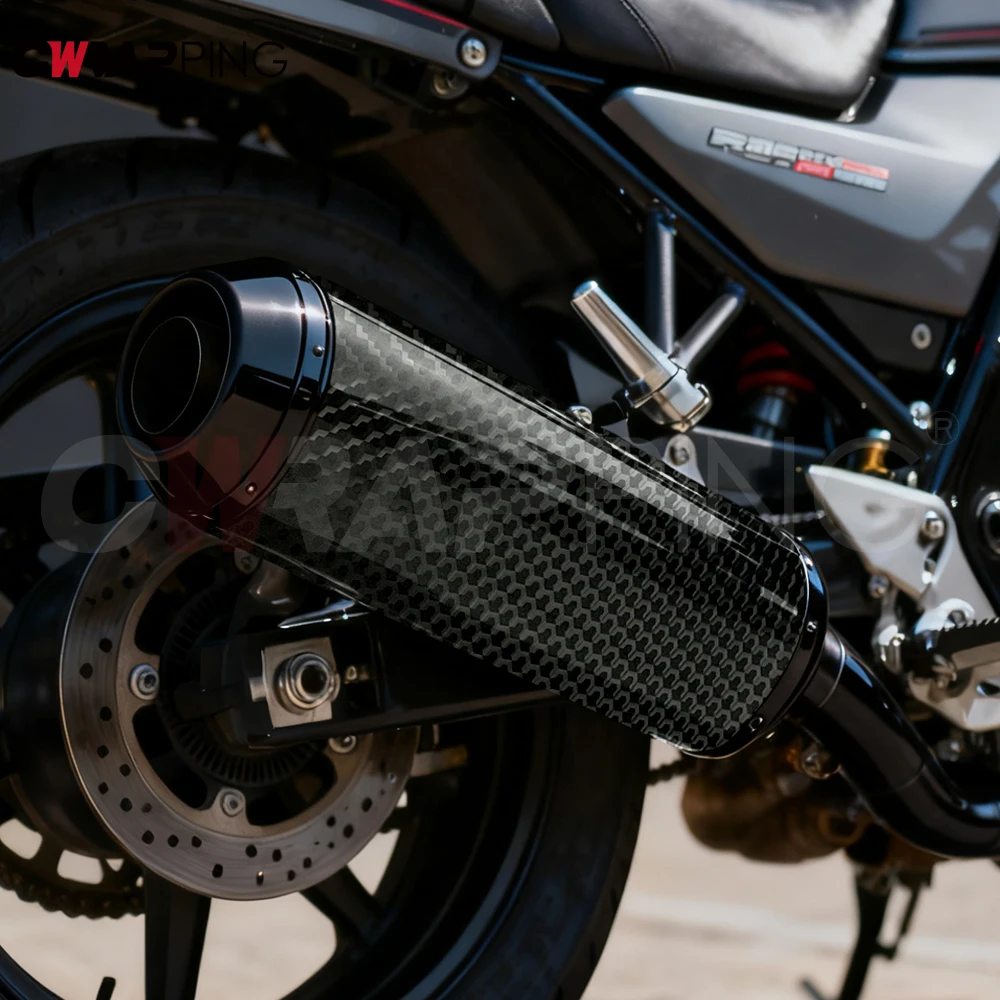 نانو TPF سداسية الكربون نمط لوازم سيارة يلتف دراجة نارية الفينيل السيارات ورق الفينيل لأدوات تغليف السيارات الدراجات النارية