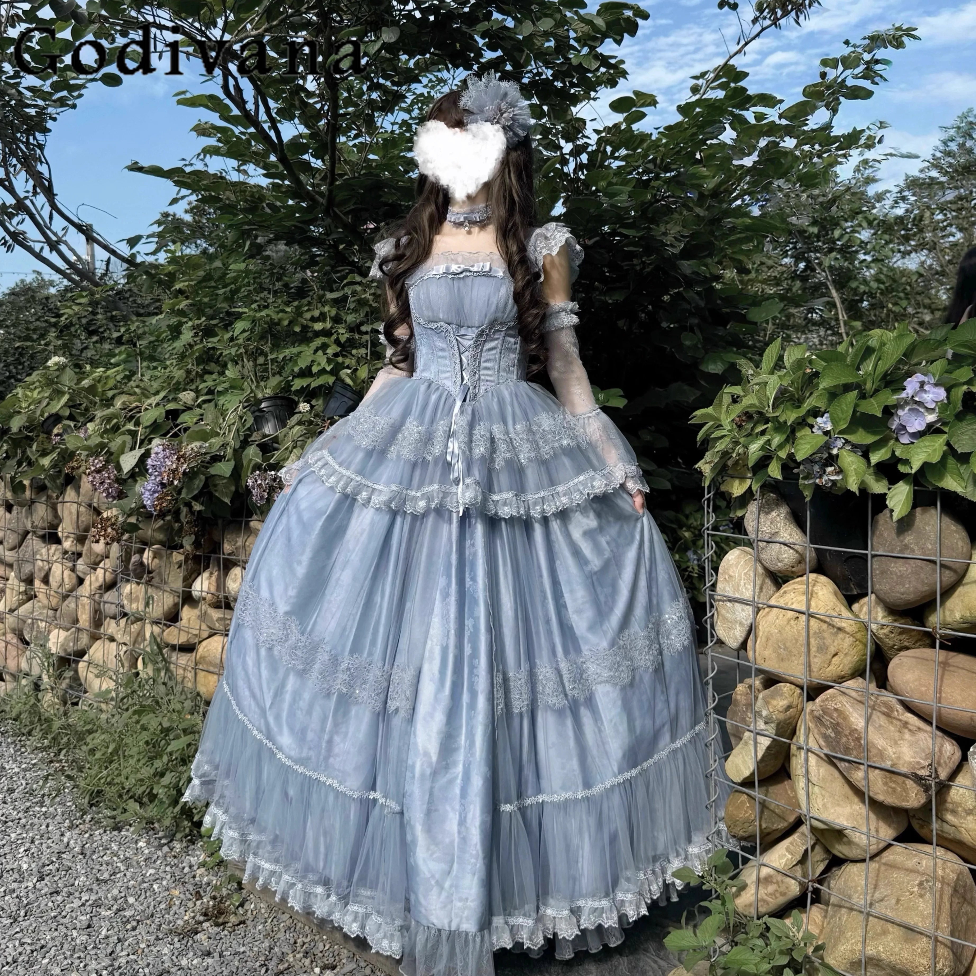 

Gorgeous Elegant Lady Lolita Dress Evening Gown Student Coming-of-Age Ceremony Girl Birthday Princess Japanese Original Dress