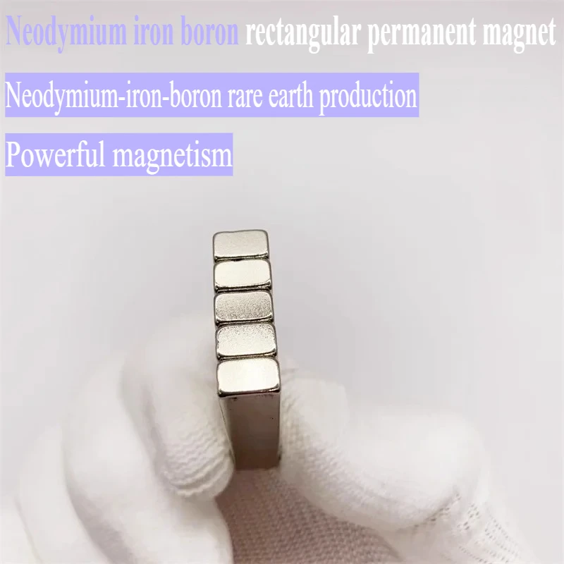 

50pcs/lot Rectangular strong magnets, 20-100mm diameter, suitable for refrigerators, offices, and handheld devices.