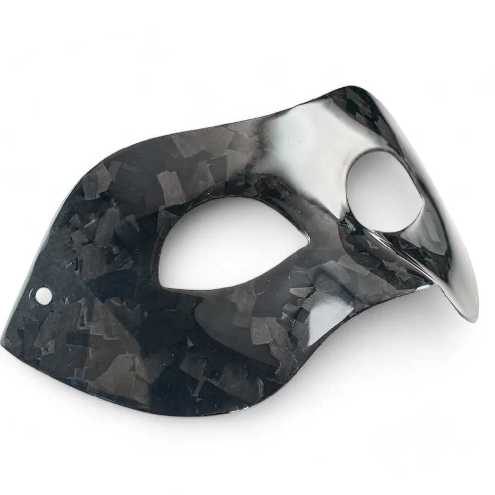 Real Carbon Fiber Mask for Christmas Party Dance Party Advanced Personality