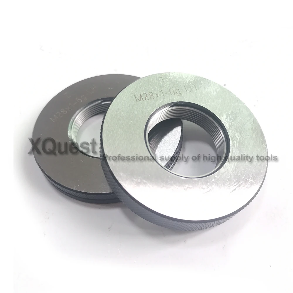 6g Metric Left Hand threads ring gauge sets M25 M26 M27 M28 M30 go nogo LH ring gauges Fine thread gage set M32 M33 M34 M35 view 2