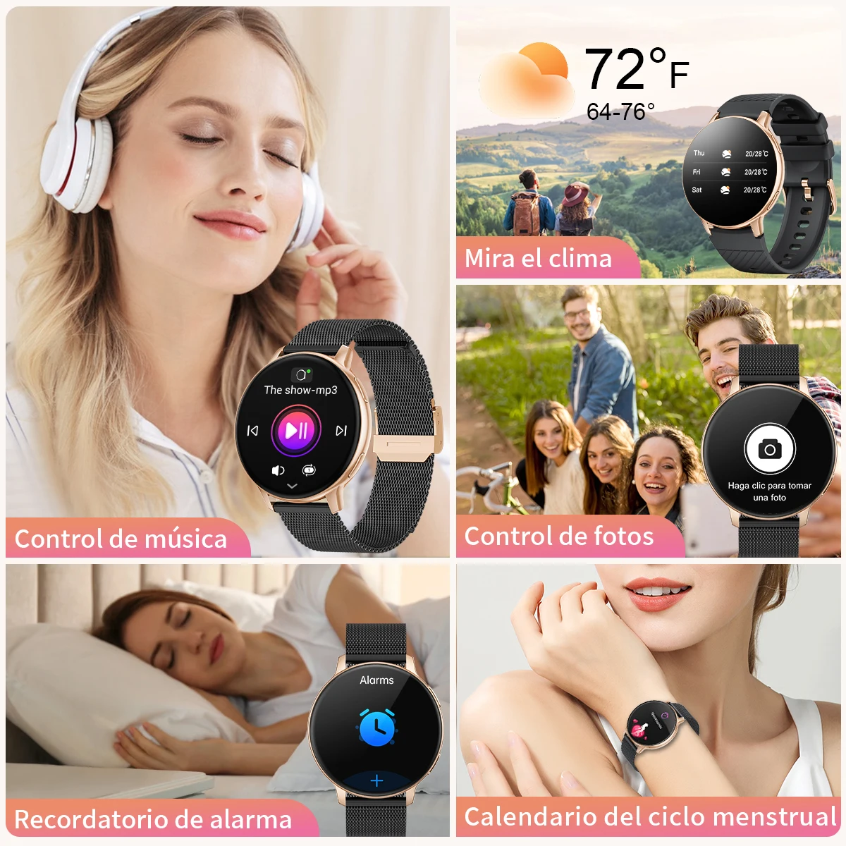 New Bluetooth Call Smart Watch Women Custom Dial Steel Watches Men Sports Fitness Tracker Heart Rate Smartwatch For Android IOS