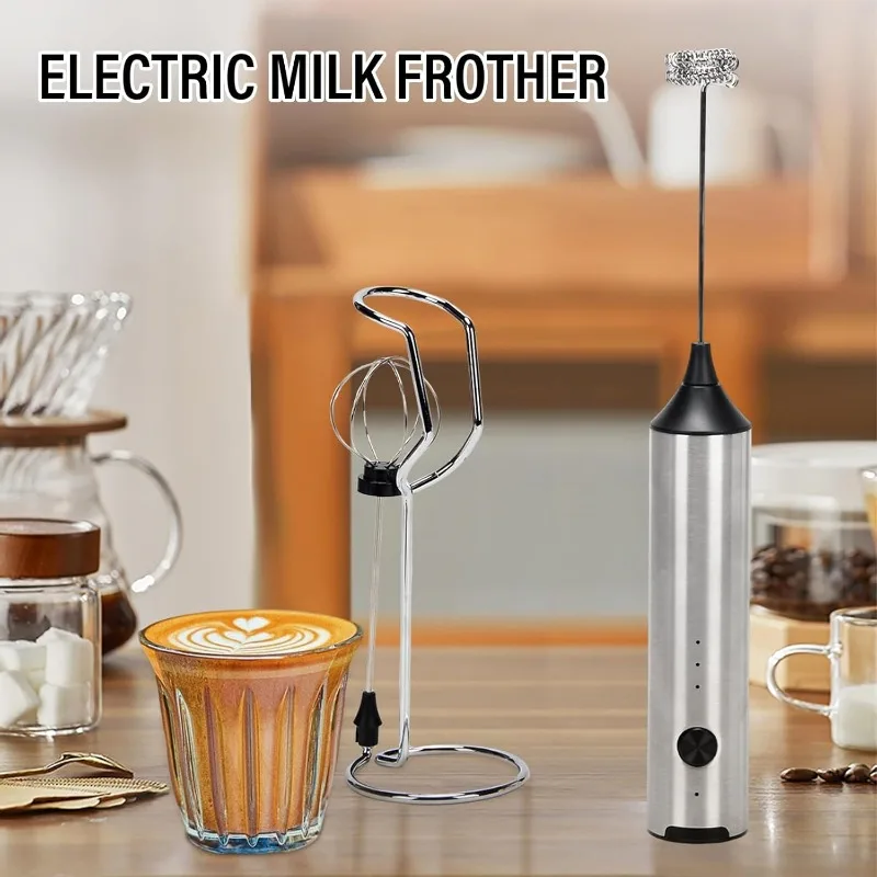 Rechargeable Electric Whisk USB Charging Mini Milk Foam Coffee Whisk Portable Whisk Blender Kitchen Cooking Blender view 6