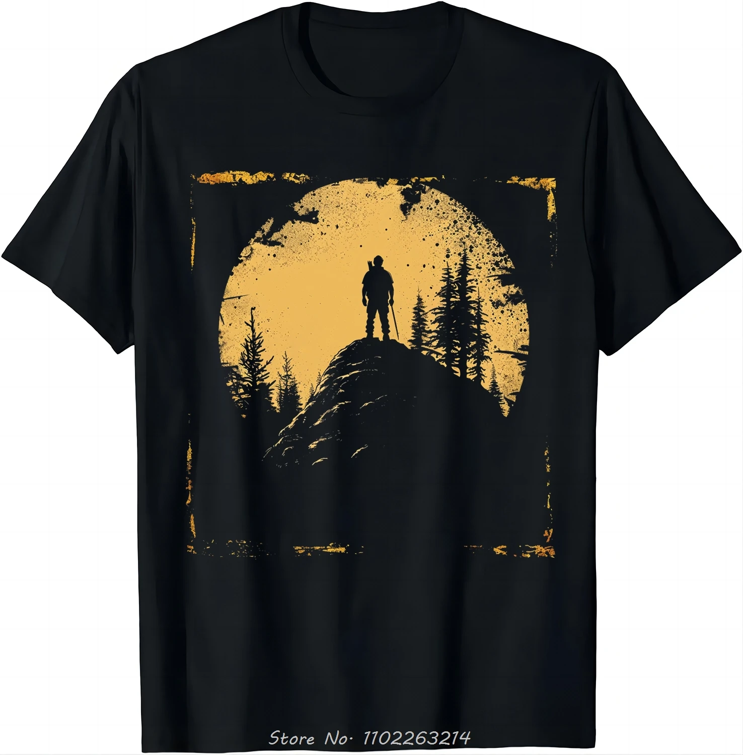 Danqi Yoyo Challenge Men's Clothing Fitness T Shirt - Climb Your Own Mountain Oversized T-shirt Camping Fashion Cotton Tshirt