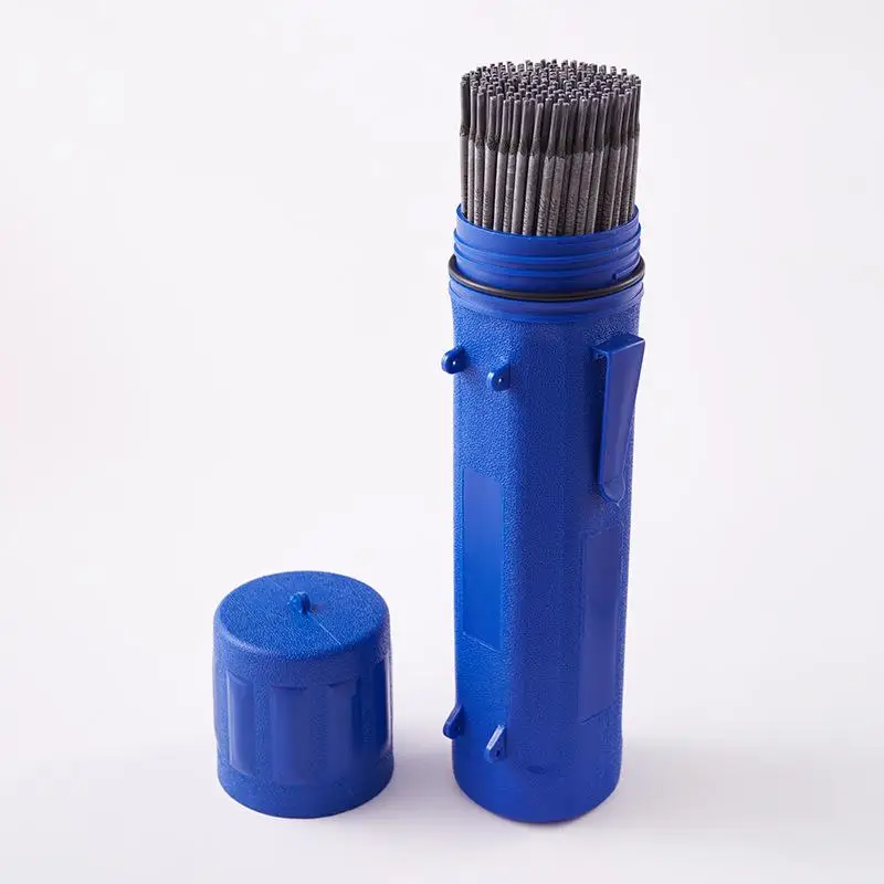 1 pçs suporte de eletrodo mma proteção contra umidade plástico haste de soldagem caixa de armazenamento haste de soldagem recipiente de tubo de armazenamento