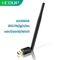 EDUP AX300GS Wireless USB Adapter 286Mbps Supports Infrastructure Ad-Hoc WPA WPA2 8021X for Win 11 10 7 80211b WiFi Dongle