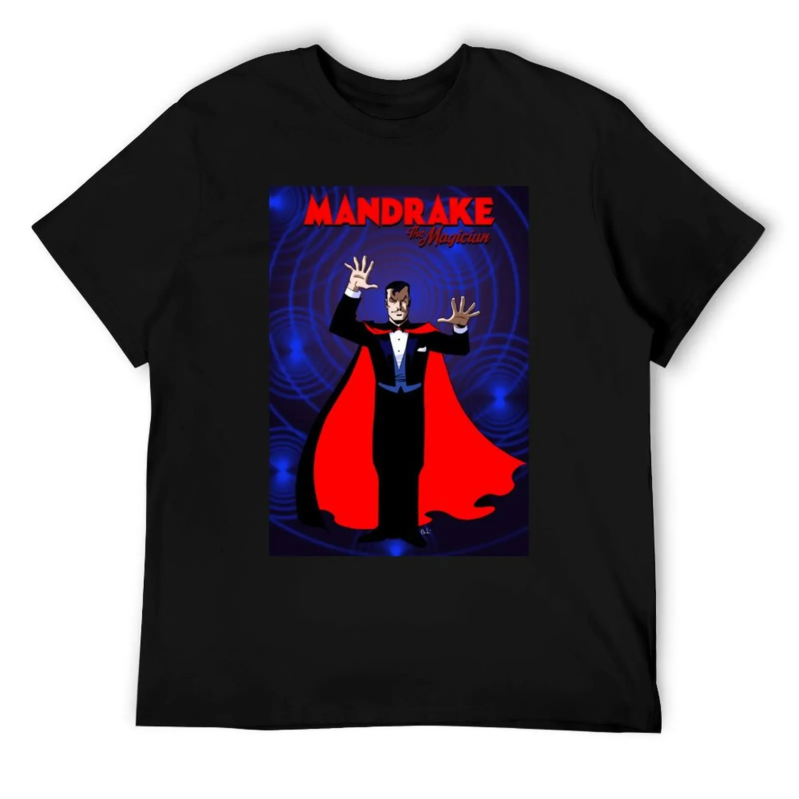Camiseta MANDRAKE THE MAGICIAN, camisetas divertidas de algodón para hombre, camiseta para hombre