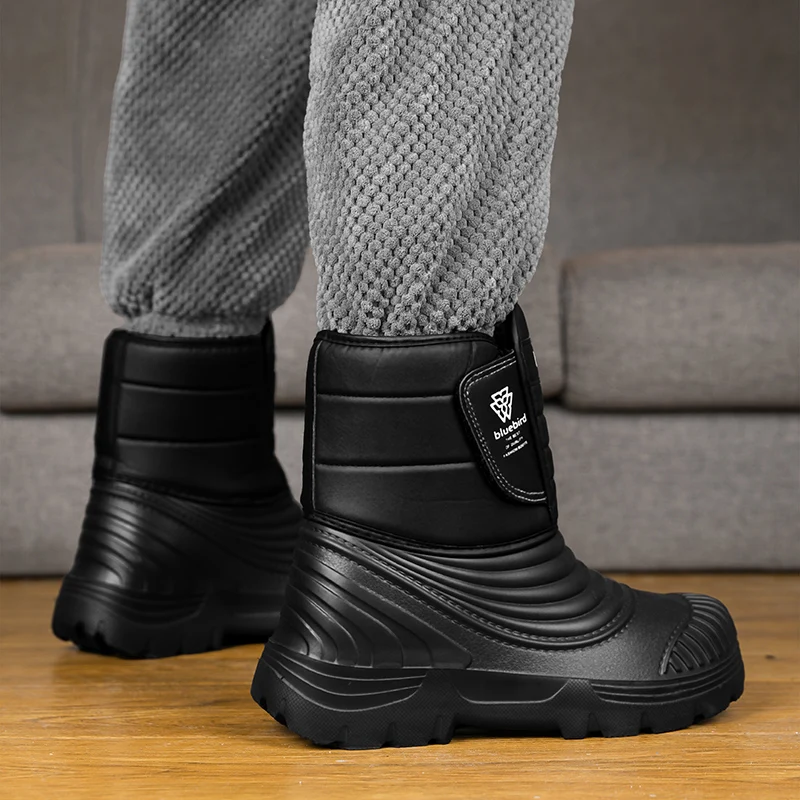 New men winter snow boots thickened waterproof windproof and warm boots with fur negative 40 degree cold-resistant large size 49 image 6