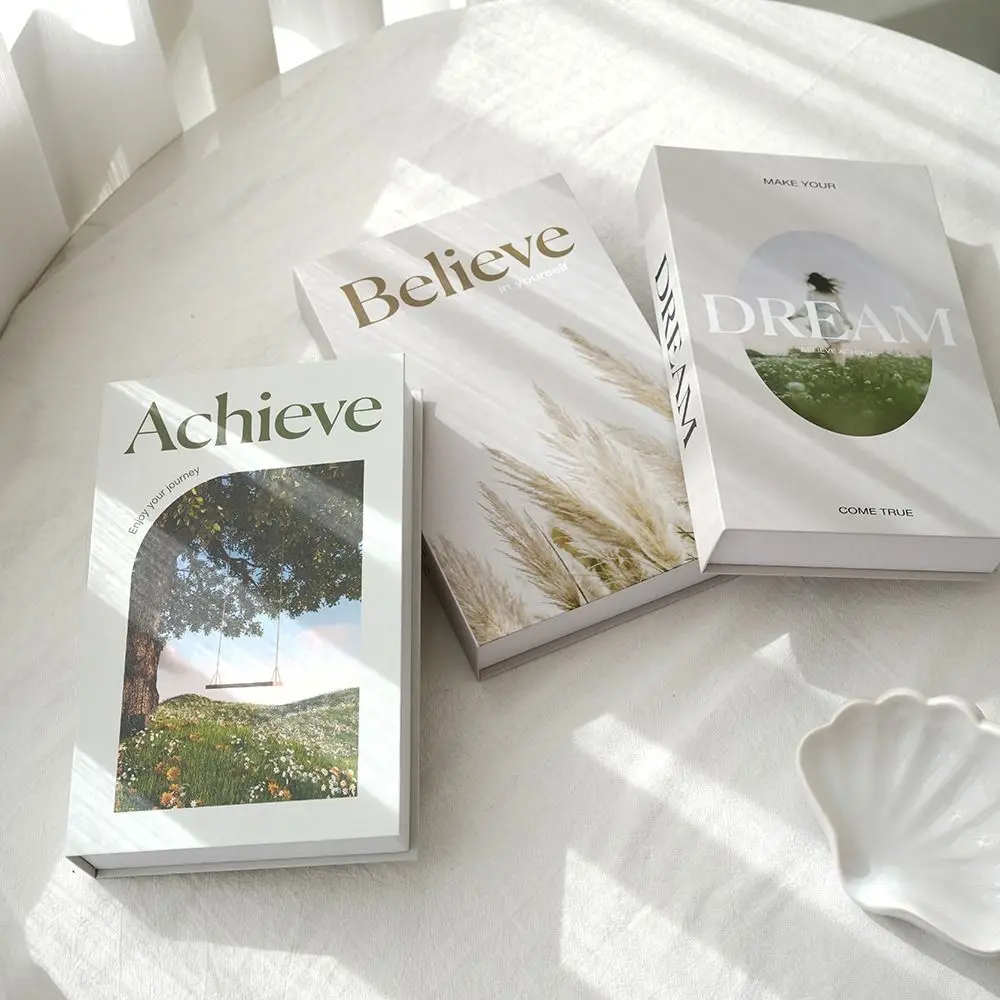 Fashion Foldable Fake Books Ornament Photography Prop Book Shelf Display Decorative Book Simulation Book Home Decoration