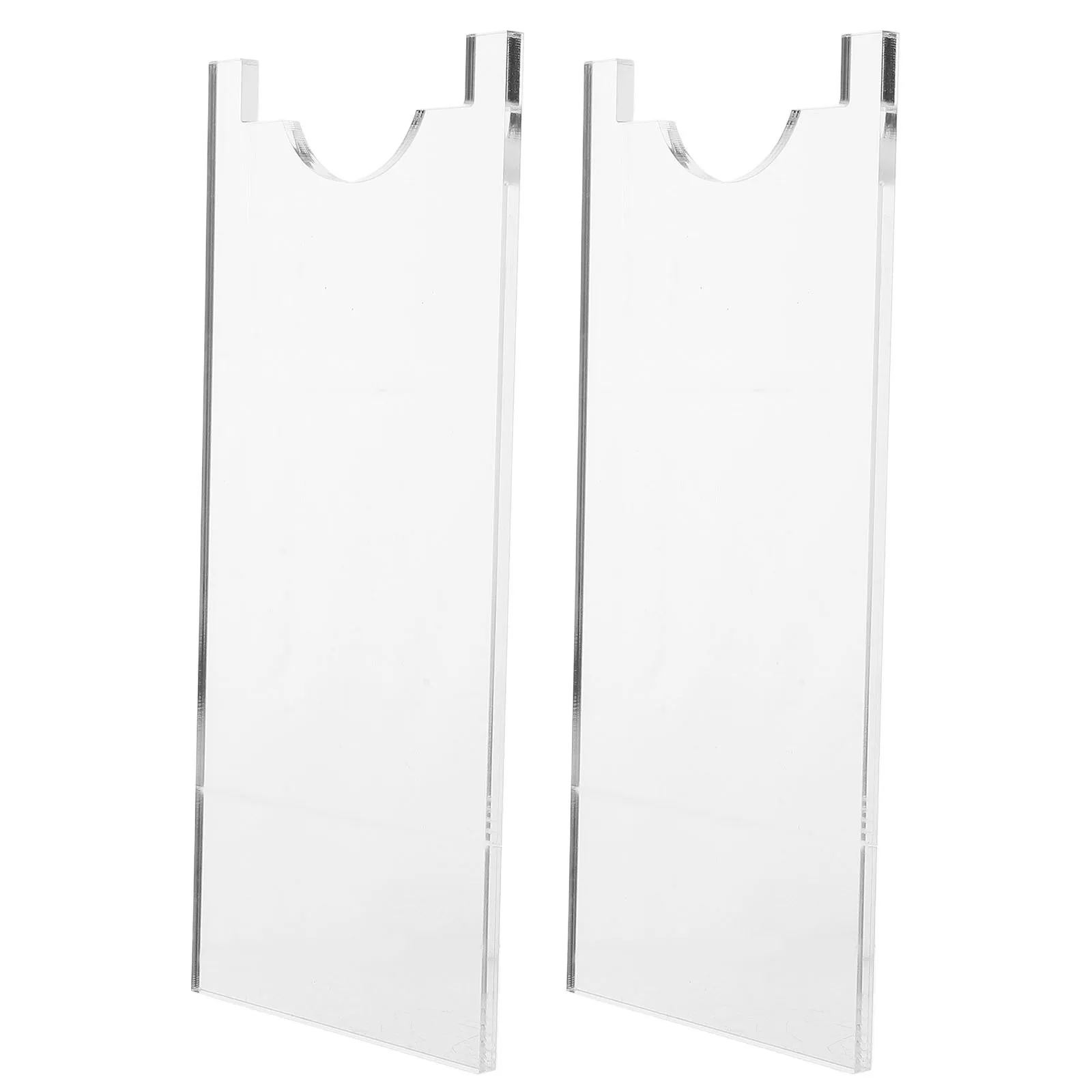 

2pcs Sofa Blocker Under Couch: Transparent Gap Spacer Wall Protector For Furniture Corner Bumpers Household Appliance Safety