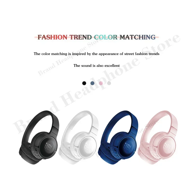 Original JBL TUNE 660NC Wireless Bluetooth Over-Ear Headphones Stereo Noise Cancelling Earphone Pure Bass Headset With Mic