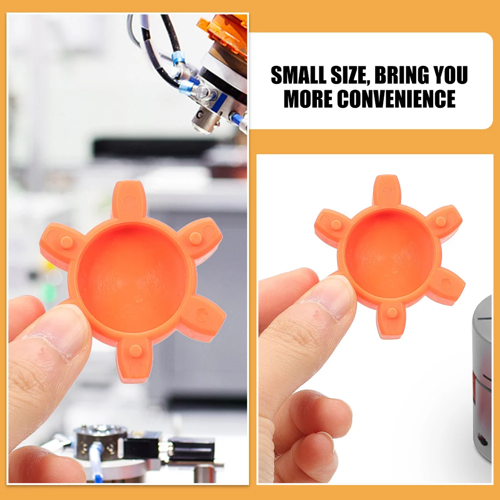 

Flexible Rubber Spider Insert For Jaw Coupling Plum Shape Shock Absorption Vibration Damping Machine Tool Accessories