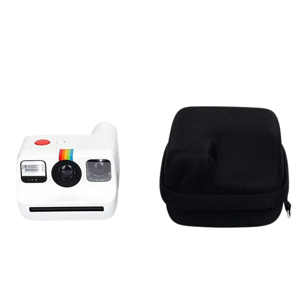 CCDD กระเป๋าเก็บกล้องแบบพกพาพร้อมเชือกเส้นเล็กสําหรับ Polaroid Go กระเป๋าถือ EVA Hard Anti-DROP กันกระแทกฝาครอบป้องกัน,A