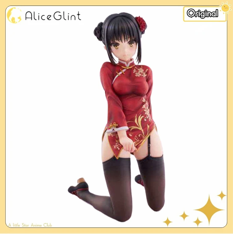 

Предзаказ: Аниме-фигурка Alice Glint Cafe Stella To Shinigami No Chou Shiki Natsume в стиле чонсам, масштаб 1/3.5