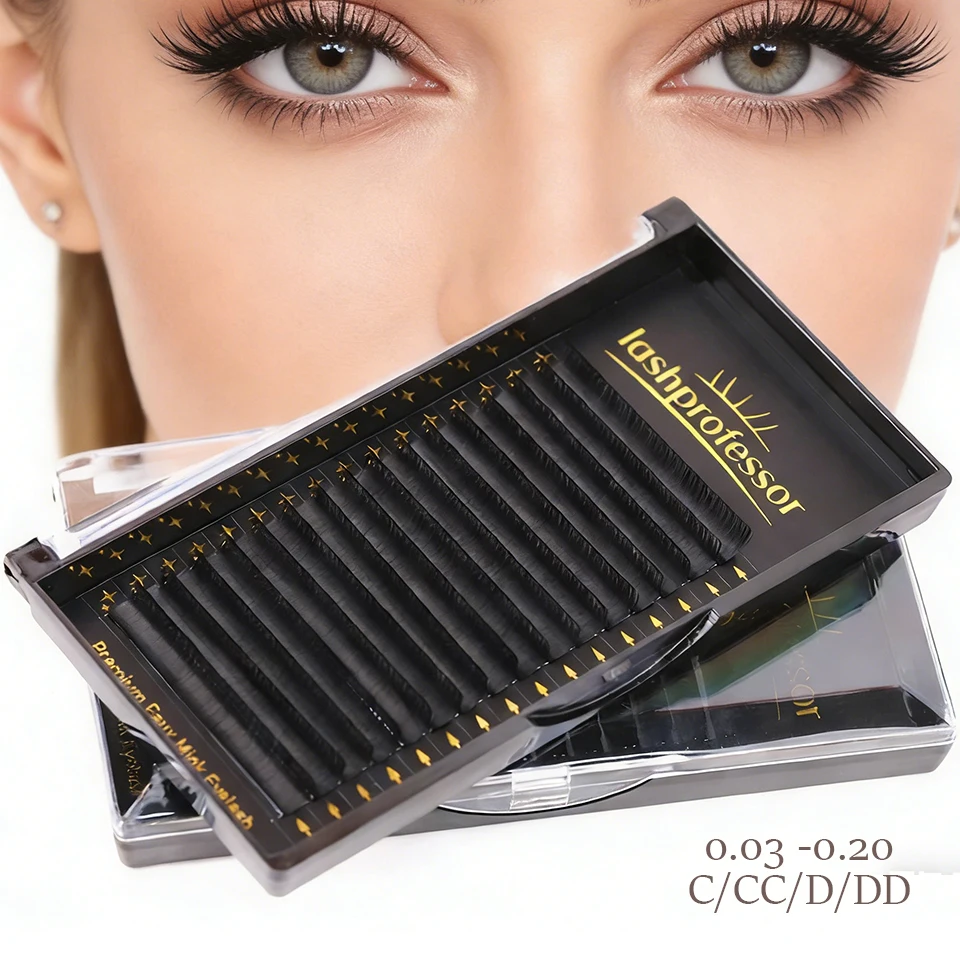 

Lashprofessor All Size Individual Eyelash Extension Korea PBT Cashmere Matte Professional Soft Natural Premium Eyelashes Makeup