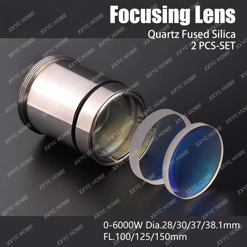 Focusing Lens Aspherical 0-15KW CL100 FL125/150/200 D30/D37 1064nm Lenses for Fiber Laser Cutting