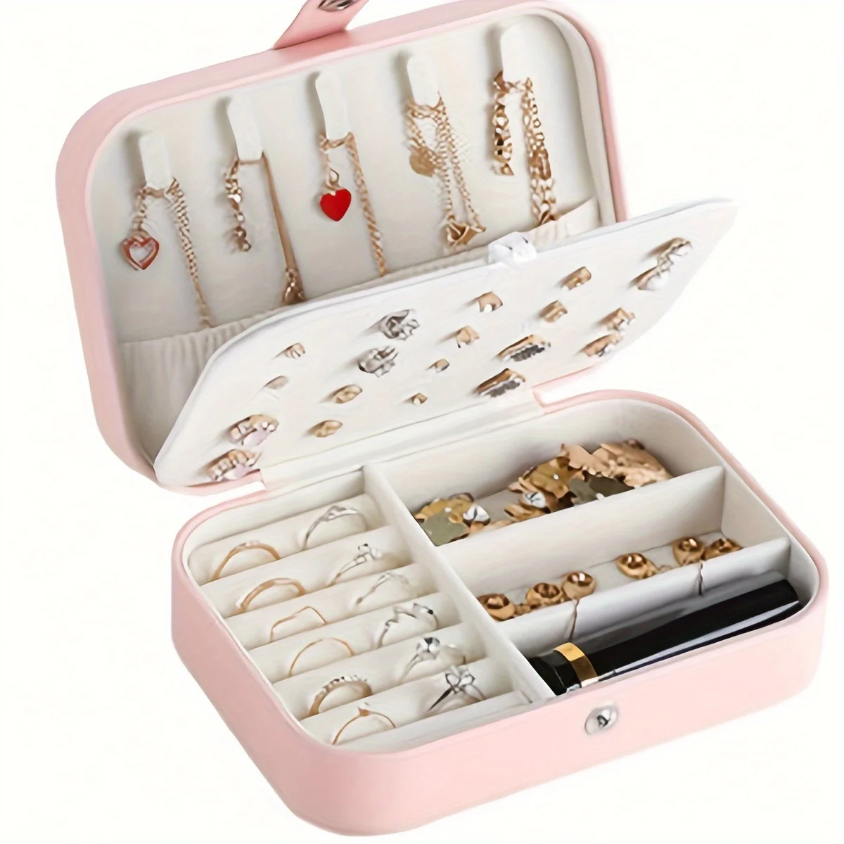 Schmuckaufbewahrungsbox, Geschenkbox, Schmuckschatulle, Verpackungsbox, Ohrringe, Ohrstecker, Halskette, Ring, Schmuckschatulle, ein Set