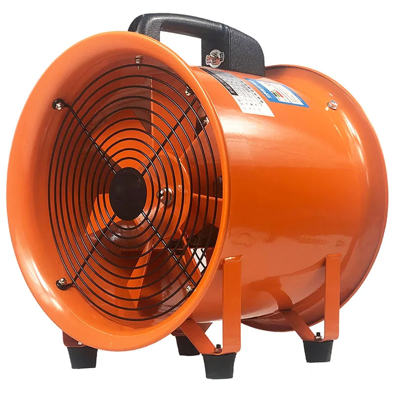 8inch 10inch Axial Flow Fan 220v Air Exchange and Defecation Portable High-speed High-power Blower Strong Duct Fan