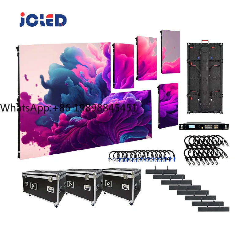 

2024 Latest P1.9 P2.6 P2.9 P3.91 P4.81dj Booth Outdoor Rental Led Display Screen for Business Activities