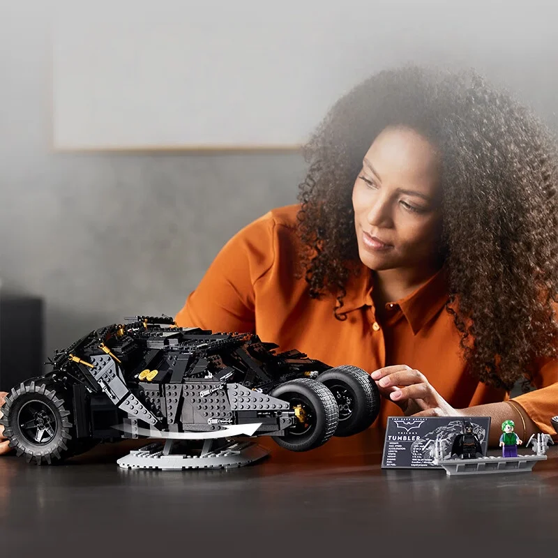 2525 รุ่นใหม่,2049PCS ดาร์กไนท์ แบทโมบิล 76240 เข้ากันได้กับมาร์เวลชุดบล็อกตัวต่อ,ของเล่นเด็กของขวัญ