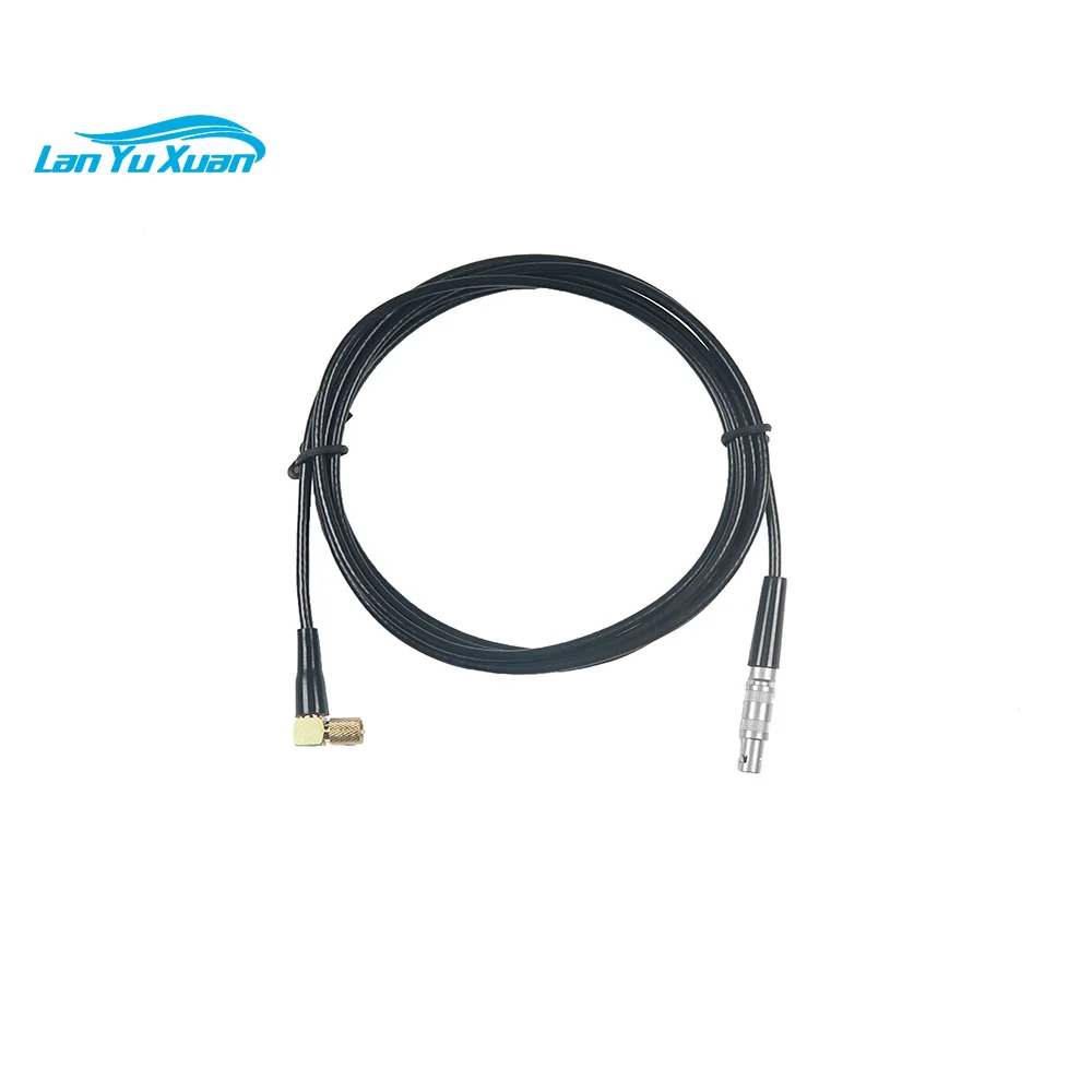 single UT connector cable compatible with style lemo 00 to 90 degree Microdot Cable for flaw detector