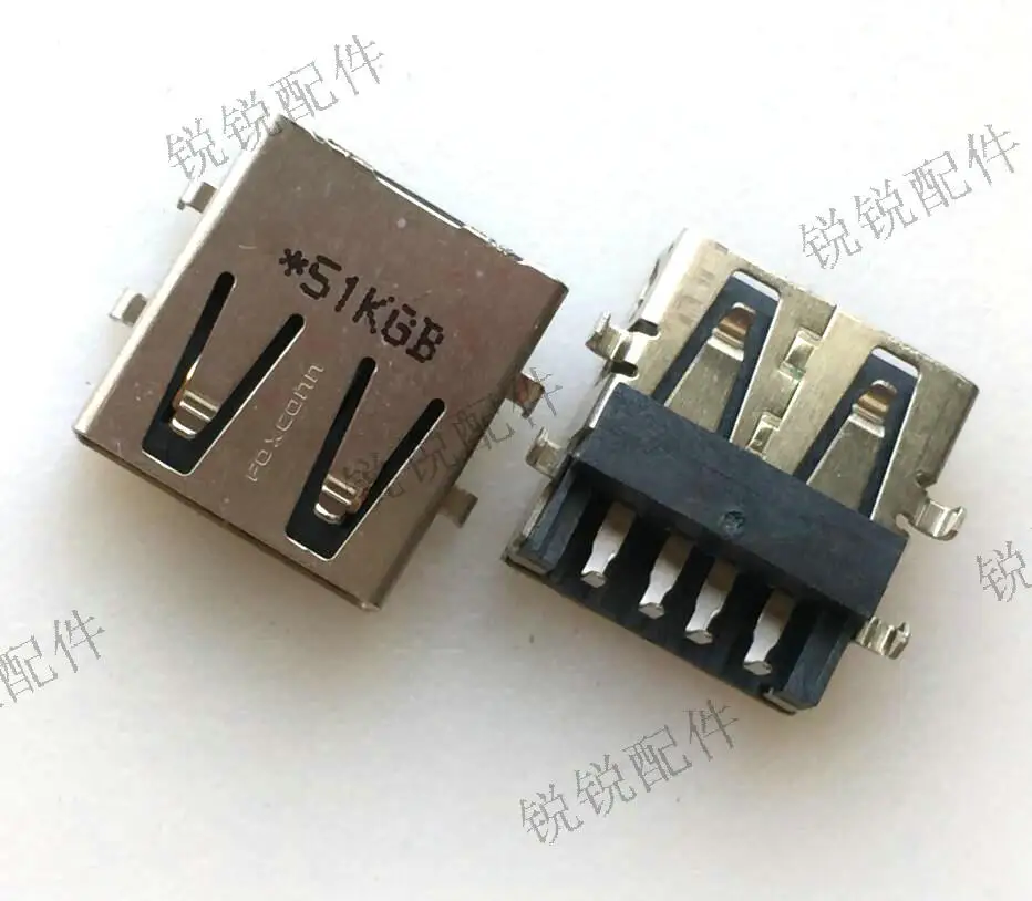 For Lenovo Asus HP and other laptop USB2.0 socket 4P 90 degree USB charging port connector