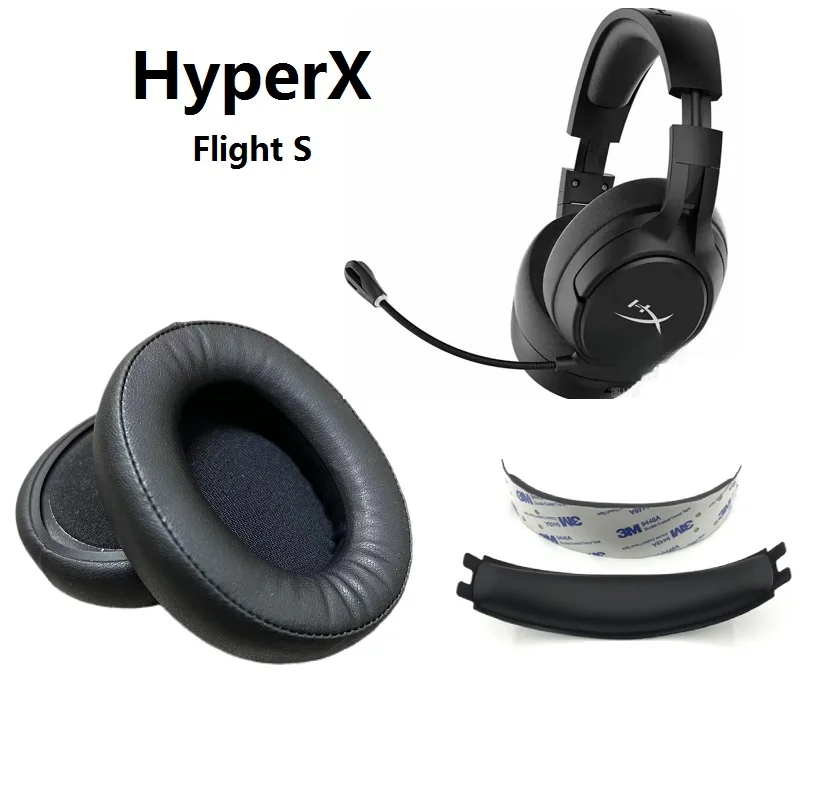 Original Ear Pads for HyperX Could Flight S Headphones replacement ear covers earmuff Ear pillows headband cushion