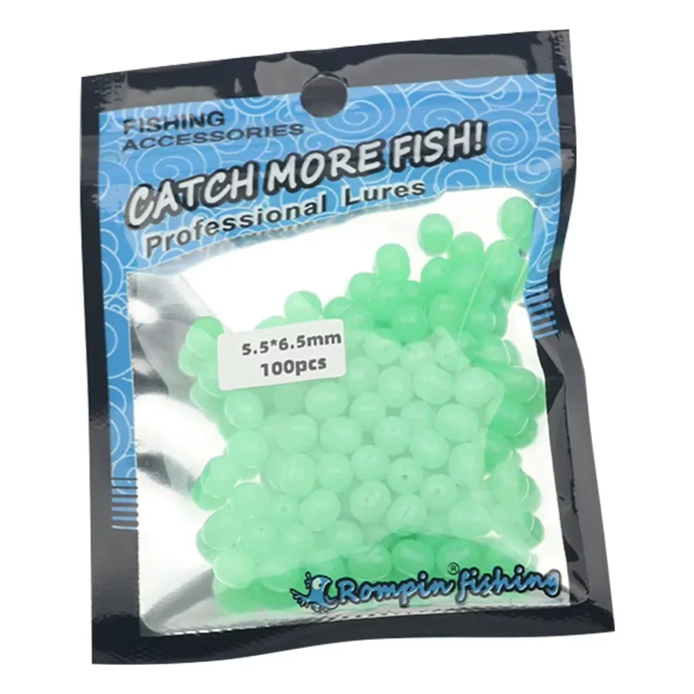 

Hot Stoppers Fishing Soft Floats Beads Plastic Floating Glowing Balls Glow 5Size Hard Rubber Sea fishing