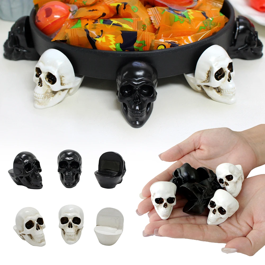 Resin Plant Risers For Pots Spookys Skeleton Shaped Plant Pot Feet For Small Flower Pots