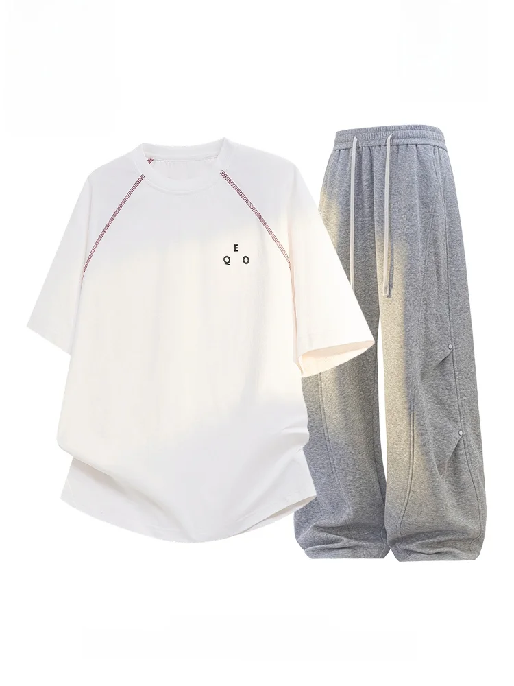 qui-dry-sport-ort-sve-t-irt-men's-faionable-two-piece-set-casual-summer-polyester-fiber-long-pants-mexican-sle