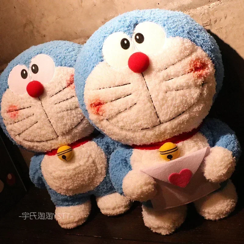 40/60cm Cute Robot Cat Blue Plush Toy Large Soft Doll Stuffed Toys Baby Boys Girls Kids Toys for Children Christmas Gift Friends