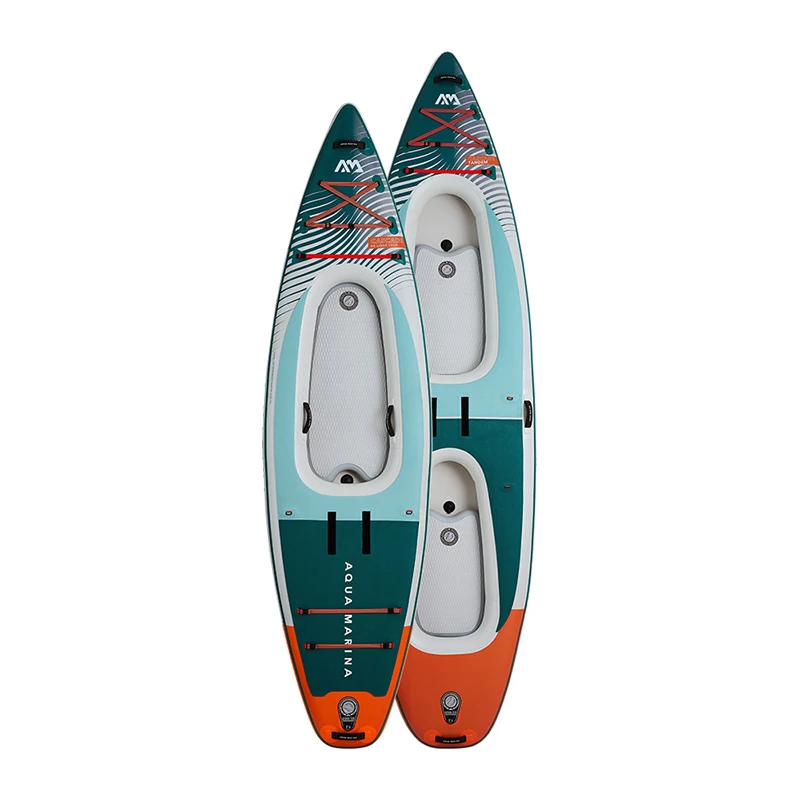 

Canoeing SUP Board Inflatable Paddle Board Non-Slip Surf Board Water Sport/Yoga/Fishing Kayak Surf Set with Pump Carry Bag Leash