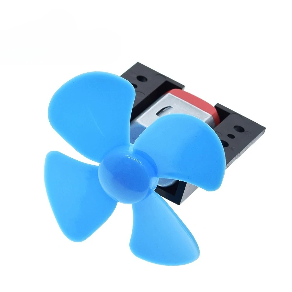 1/3/5Set DC Micro 130 Gear motor with fan blade SMAll propeller 3-6V For Arduino DIY experiment +Motor base