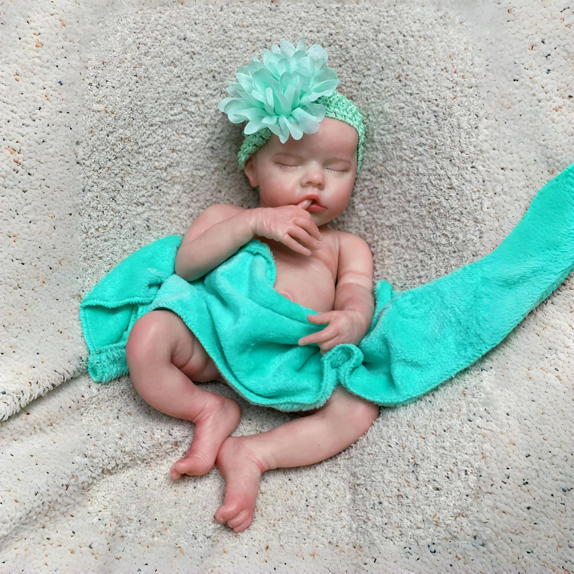 45ซม.ฝาแฝด B Full Body Solid ซิลิโคน Reborn ตุ๊กตาทาสีเหมือนจริง Bebe Reborn ตุ๊กตา Handmade Reborn Silicona Cuerpo Completo