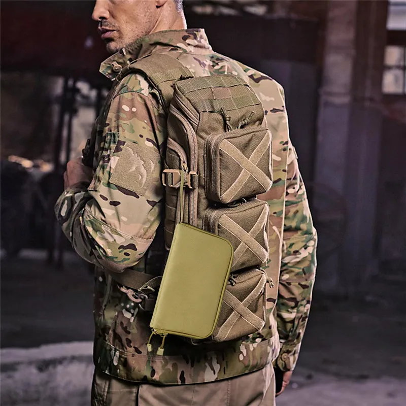 M9 العالمي التكتيكية مسدس حقيبة الحال بالنسبة GL 17 19 بيريتا بندقية حقيبة الحافظة مع حامل المجلات حامي مبطن للصدمات #6