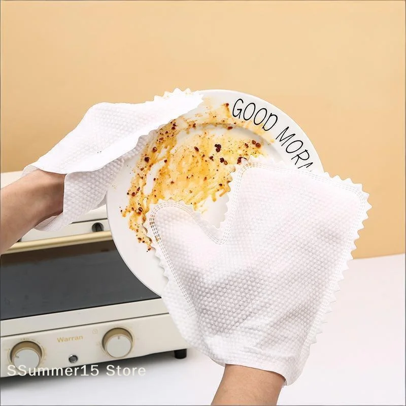 【R】50/100 Dust Gloves - Suitable For Both Wet And Dry Use, Easy To Wipe And Dust, Ideal For Kitchen Cleaning