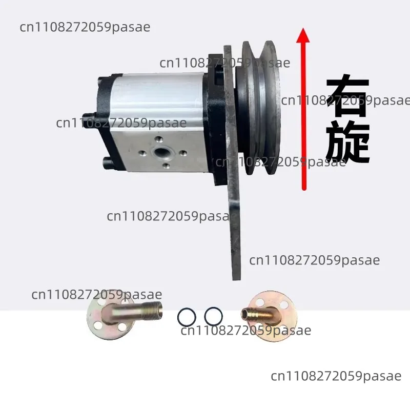 Ultra-thin narrow-sided gear pump seat 306/310 belt wheel hydraulic oil pump