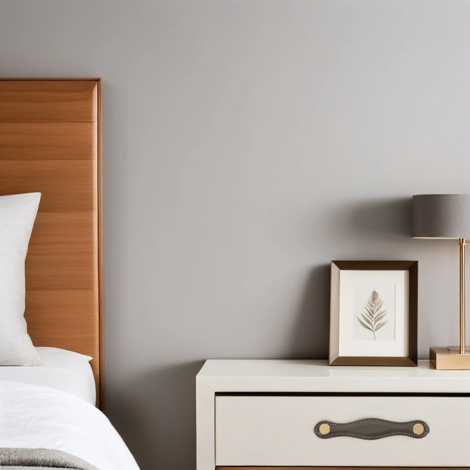 

2Pcs Faux Drawer Pulls Replacement Soft PU Handles for Kitchen Cabinets Bedroom Dressers Decorative Hardware