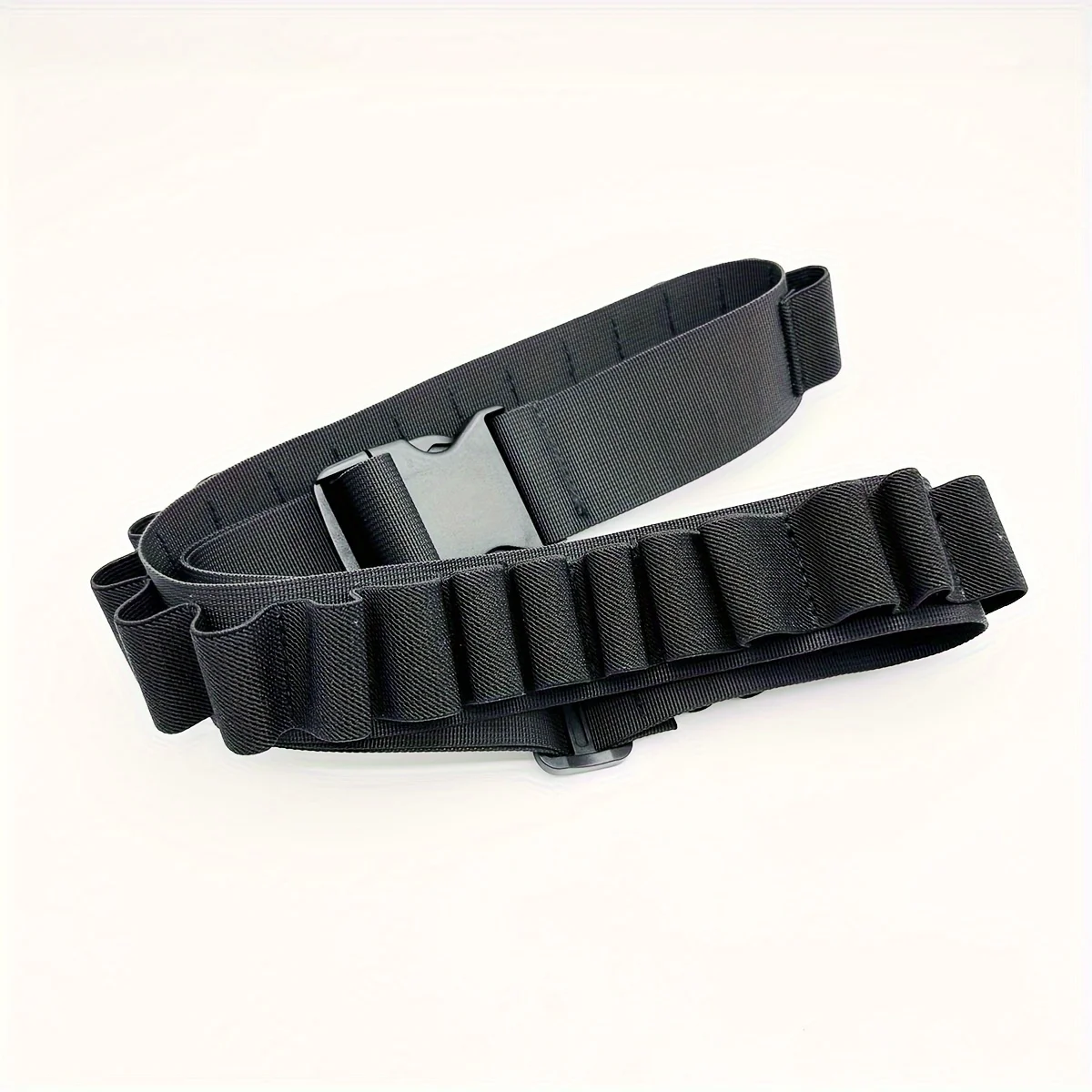 Cintura per fucile nera a 29 fori per sport all'aria aperta, 1 pezzo