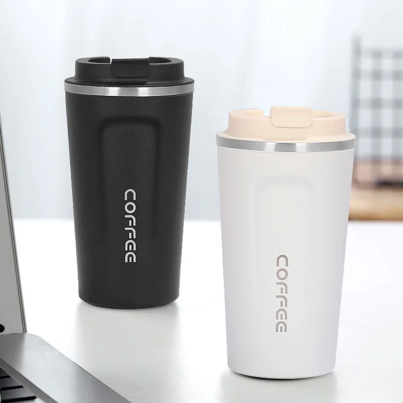 Foreign trade cross-border stainless steel thermos cup car Coffee Cup fashion European and American business Cup creative concav