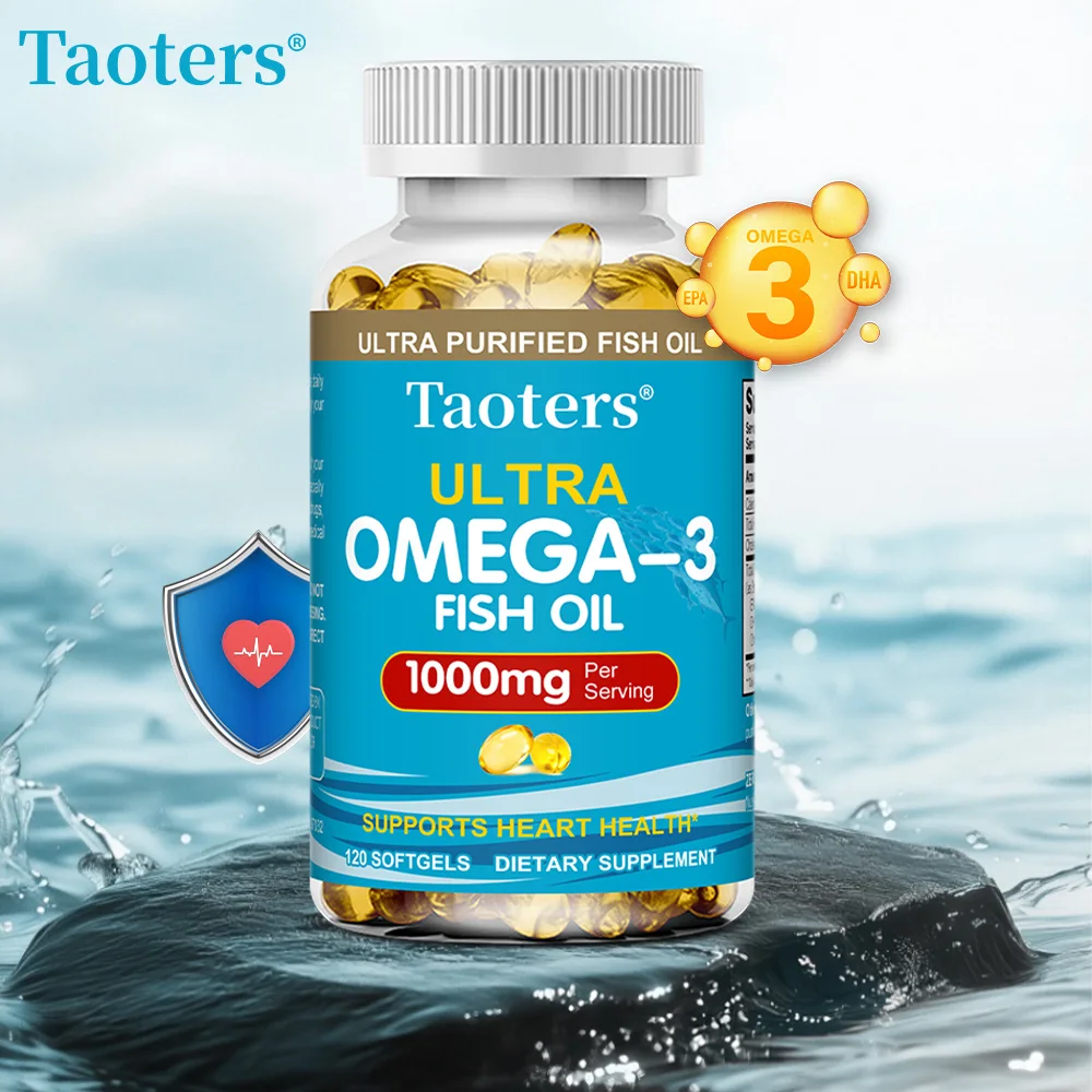 Omega-3 Fish Oil - Enhance Memory, Concentration and Cognition, Promote Brain and Eye Health, Enhance Immune Function