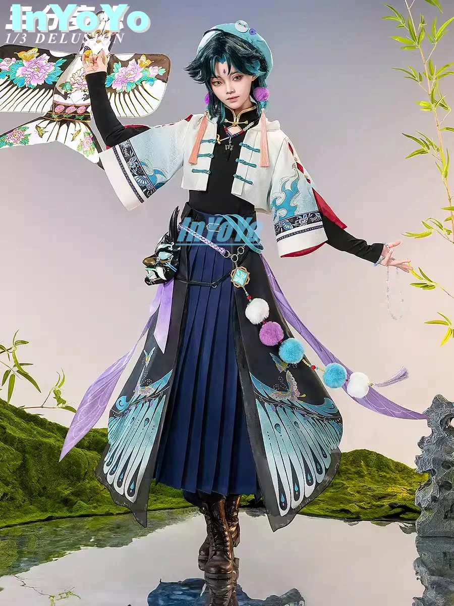 InYoYo Xiao Cosplay Costume Genshin Impact Ancient Style Game Suit Uniform Halloween Carnival Party Outfit Men Role Play Clothin