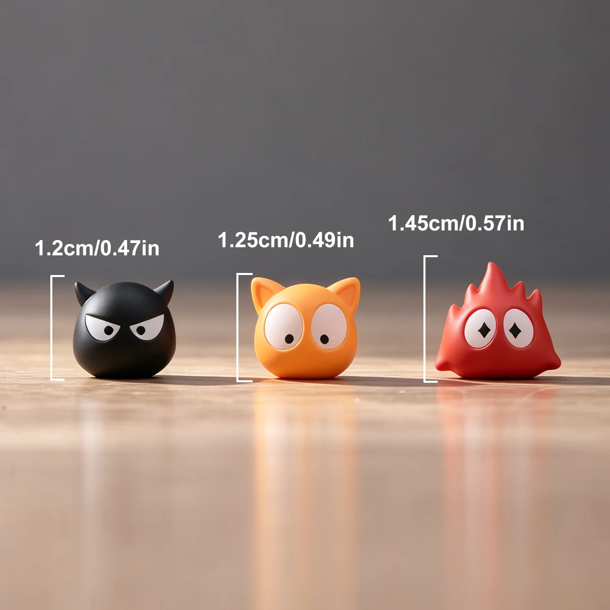 Niedliche Ornamente, bunte Mini-Cartoon-Figuren, Mini-Dekorationen, 3D-Figuren, Innendekoration für den Schreibtisch, Auto-Innenausstattungszubehör – Detail 12