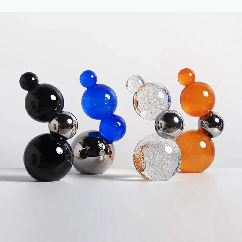 Spherical Ornaments Stacking Crafts Desk Decoration Abstract Artwork Statue Room Aesthetic Decor