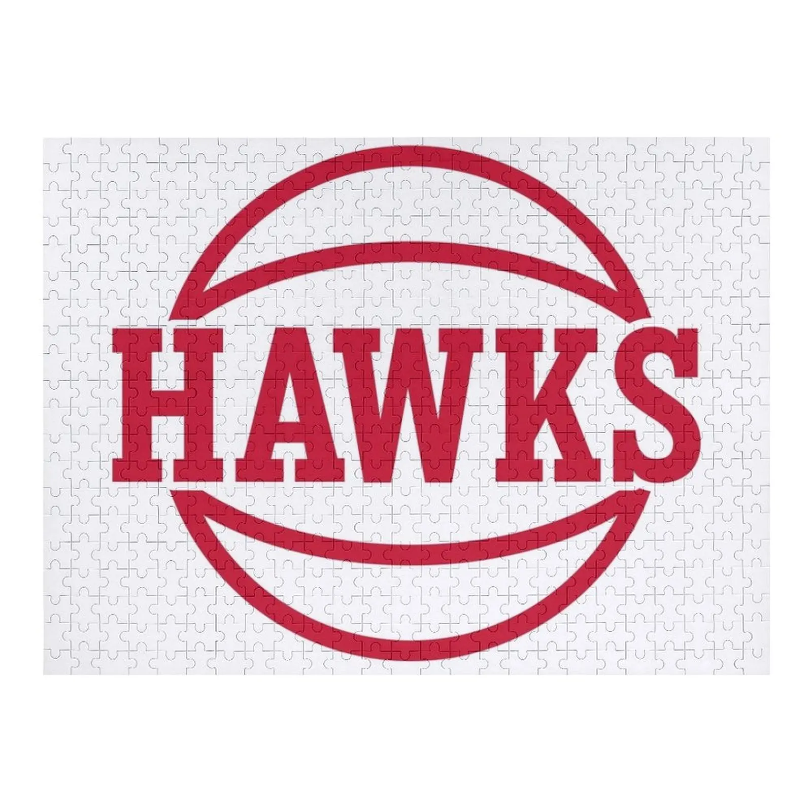 

hawks alternate logo classic Jigsaw Puzzle Personalized Toy Personalized Baby Object Customizable Gift Puzzle