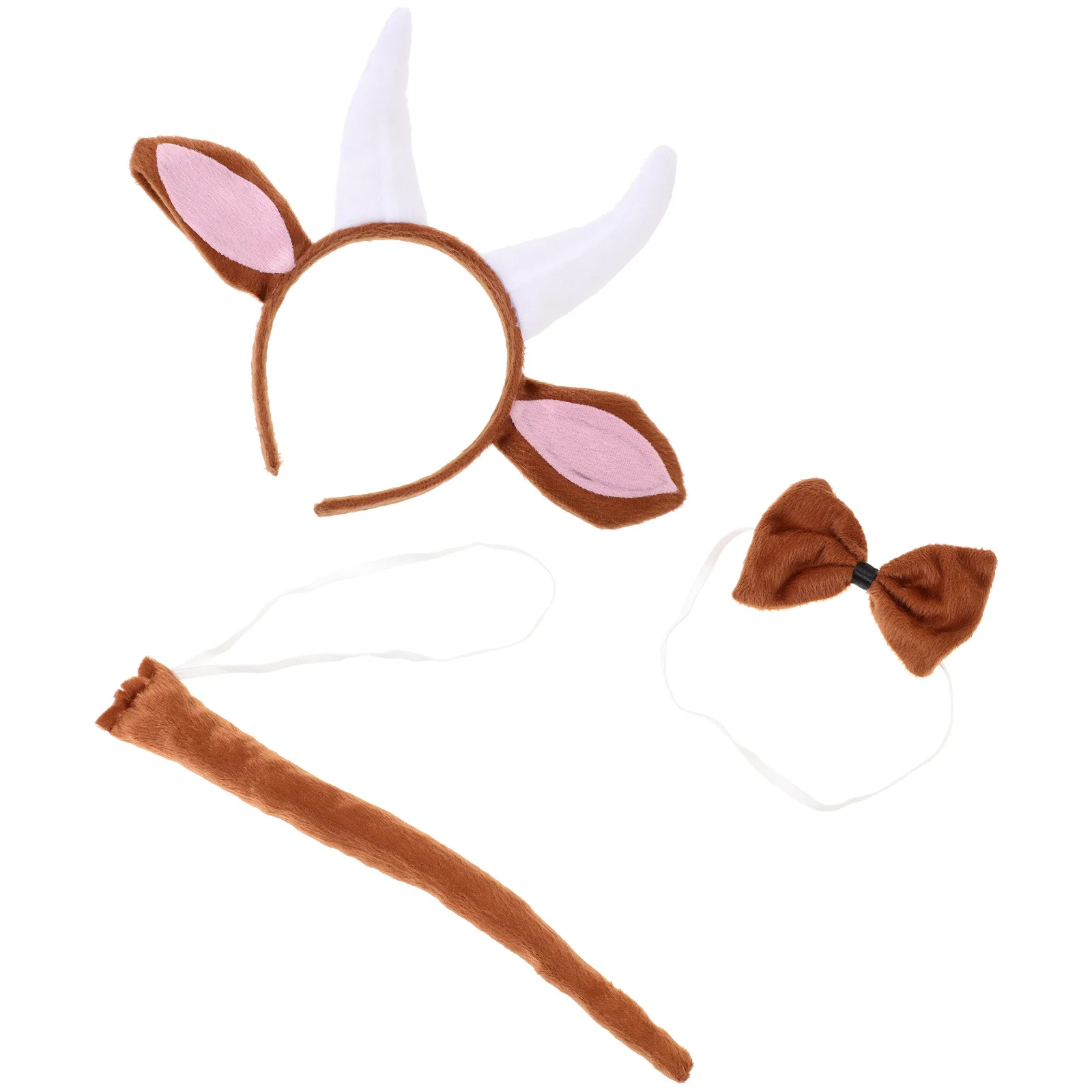 1 ensemble d'accessoires de Costume d'animal, bandeau avec gants à nœud papillon pour fête, Cosplay, mascarade de noël, accessoire de stand Photo de montagne