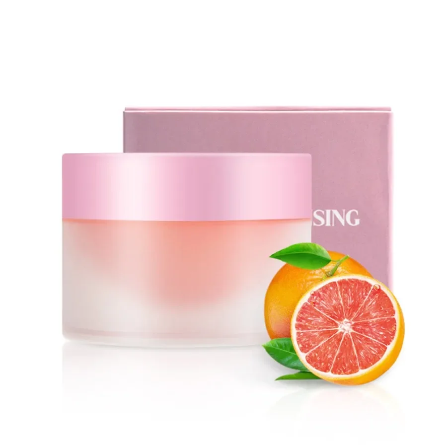 Crema de limpieza de maquillaje de tubo esmerilado personalizada, 30g, fácil de usar, eliminación profunda de maquillaje, maquillaje hidratante suave a granel