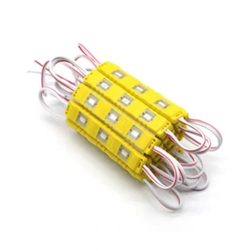 Módulo de luz LED SMD 5730, módulos impermeables para Letras de señal, luz trasera LED SMD5730, 3 led DC12V