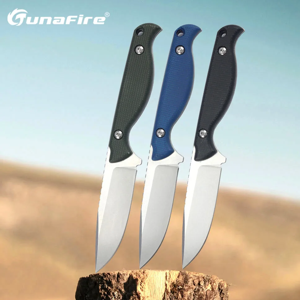 Fixed Blade Knives for Men Camping Hunting Tactical Knife K sheath Portable multi-function tool 60HRC High hardness Knife