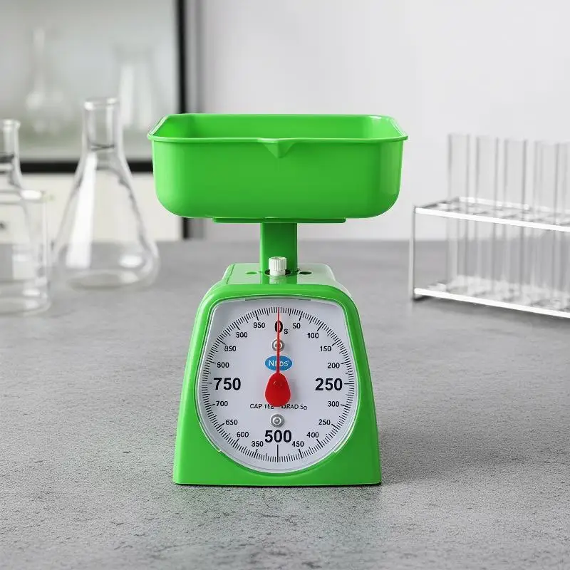 Mechanical Analog Food Weighing Scale High Accuracy Large Clear Dial For Home Kitchen Bakery School Teaching